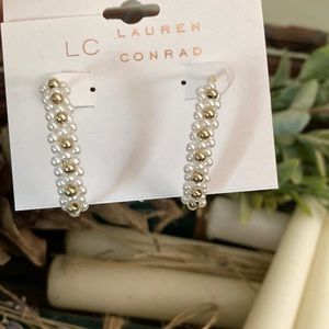 LC lauren conrad hoop earrings